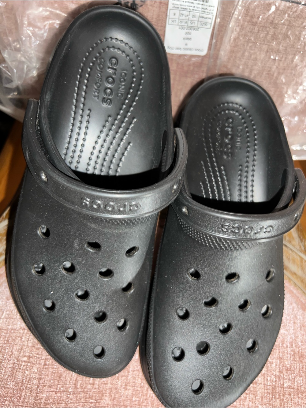 CROCS Classic Bae Platform Clog Black W10
